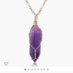 Amethyst necklace